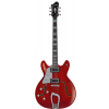 Hagstrom Super Viking Wild Cherry Transparent Flame LH gitara elektryczna, leworczna