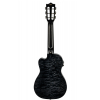 Lanikai Quilted Maple Black CE guitarlele elektro-akustyczne