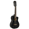 Lanikai Quilted Maple Black CE guitarlele elektro-akustyczne