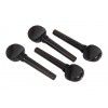 AN violin tailpiece set 4/4 a la Schweizer ebony, paris eye