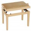 Grenada BG 27 piano bench, matte natural, beige drubbing