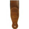 Filippe guitar leather belt 9 cm brown