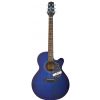 Jasmine S34C-8T Nex AC CA blue trans akustick gitara