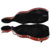 Tonareli Fiberglass cello case burgundy