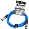 4Audio MIC PRO 3m Blue drôt