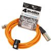 4Audio MIC PRO 3m Orange drôt