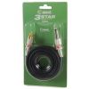 Adam Hall K3 TPC 0300 Audio Cable 2 x RCA male to 2 x 6.3 mm Jack mono 3 m