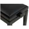 Grenada BG 4 double piano bench, gloss black, vinyl drubbing