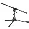 K&M 25910-300-55 low microphone stand with boom arm